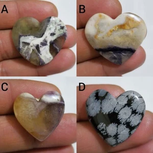 High Quality Rare Tiffany Heart Shape Cabochon Loose Gemstone Jewelry For Making - Picture 1 of 13