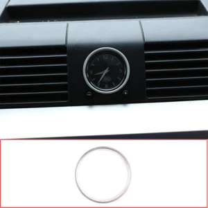 Silver Aluminum Central Control Clock Decoration Ring For Land Rover Defender - Imagen 1 de 9