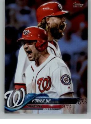 2018 Topps #379 Ryan Zimmerman/Jayson Werth/Power Up (ref 127277) - Image 1 of 2
