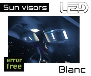 Pour Peugeot 207 - Ampoules LED BLANC éclairage  Miroirs courtoisie Pare-soleils - Imagen 1 de 2