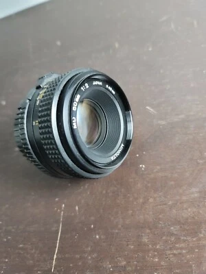 Minolta MD 50MM 1:2 F2 Lens for Minolta MD SLR 35MM Film Camera - Image 1 of 4