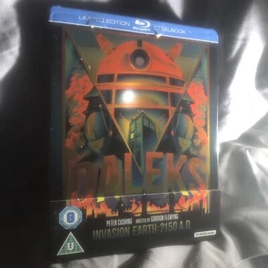 Daleks Invasion Earth 2150 AD Blu-Ray Ltd Steelbook Peter Cushing as Dr. Who LN - Picture 1 of 11