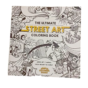 The Ultimate Street Art Coloring Book by Orlandini Urban Art Murals Graffiti - Picture 1 of 10
