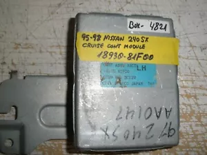 95-98 NISSAN 240SX CRUIS CONTROL MODULE # 18930-81F00 MATCH PART #(BOX-4821 )) - Bild 1 von 2