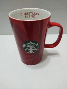 2014 Starbucks Christmas Blend Kaffeetasse/Becher/rot Keramik 12 Oz Holiday Mug Tasse - Bild 1 von 12