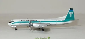 1:400 Jet-X Trans International Airlines L-188 Electra N861U 8725 JXM152 Airplan - Picture 1 of 1