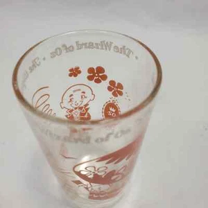 Vaso de vidrio vintage 1950 Wizard of Oz The Wizard - Imagen 1 de 6