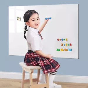 Magnetic White Board Sticker Wall Dry Erase Board Magnetic Dry Erase Whiteboard - Picture 1 of 9