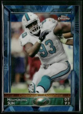 2015 Topps Chrome #22 Ndamukong Suh Refractor - Image 1 of 2