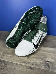 Nike Men’s Alpha Menace Pro 2 Mid Football Cleat White Green BV3945-107 Sz 13.5 - Picture 1 of 7