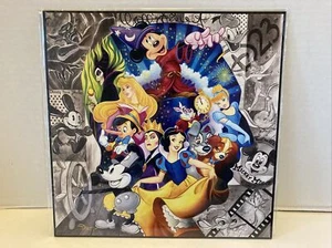 Disney A Colorful Mind Limited Edition Gerahmte Litho 12x12 Von Tim Rogerson Neu - Bild 1 von 8