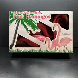 Pink Flamingos Plastic Blow Mold Set (2 Pack)Featherstone Union Products madeUSA - Picture 1 of 3