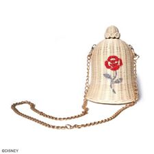 Disney Princess Beauty and the Beast Rose Dome Rattan Shoulder Bag Japan LTD