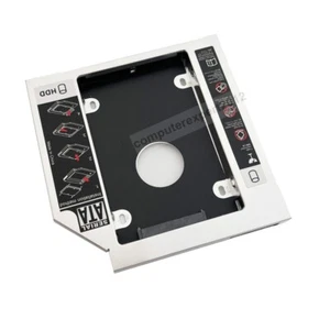 Adattatore caddy disco rigido 2,5" HDD SSD 2 secondi per HP ProBook 4340s 4341s - Foto 1 di 8
