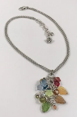 Collar colorido Brighton Venetian Dreams con dijes de cristal de Murano de 18 pulgadas. #102 Foto 1 de 4