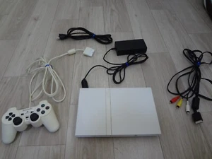Playstation2 Playstation 2 Slim white Console System SCPH-77000 PS2 TestedWork 2 - Picture 1 of 24