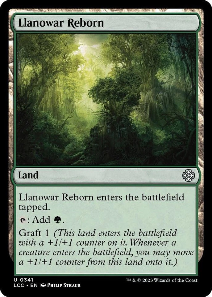 Llanowar Reborn U Commander: The Lost Caverns of Ixalan Land 341 - Image 1 of 1