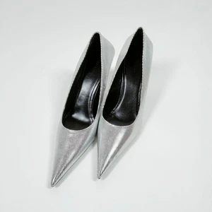 NO TARIFF Balenciaga Pumps Damen Silber Leder (Wade) 4746180 - Bild 1 von 10