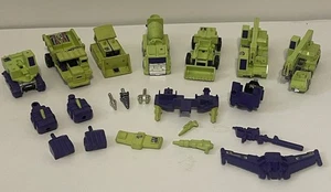 Transformers G1 Devastator Constructicons Vintage 1985 Figure Lot Of 7 *READ* - Picture 1 of 20