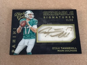 RYAN TANNEHILL 2015 PANINI BLACK GOLD GAME-WORN PATCH ON CARD AUTO /99 - Picture 1 of 5