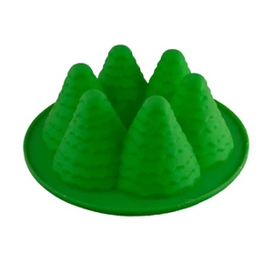  3D Weihnachtsbaum Form Kuchen Form Kreative Silikon Backform für Home Store - Bild 1 von 12
