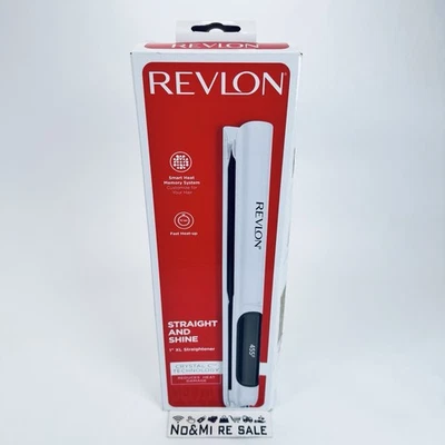 REVLON Crystal C + Ceramic Digital Hair Flat Iron Long-Lasting Shine. 1 in - Image 1 of 4
