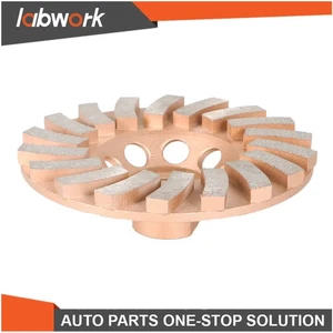 Labwork Diamond Grinding Wheels 4.5" Diameter 18 Turbo Segments 5/8" - 11" Arbor - Picture 1 of 15