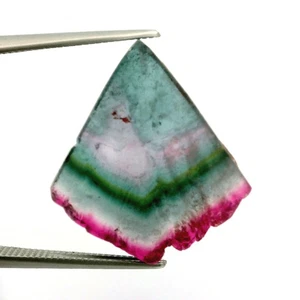 14.08Ct UNHEATED WATERMELON BI COLOR TOURMALINE FROM BRAZIL - Picture 1 of 7