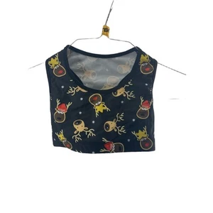 Crazy Pants Girls' Christmas Reindeer Sports Bra Youth Size Small - Picture 1 of 4