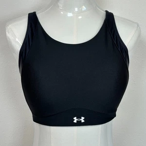 Under Armour High Impact Sports Bra Women’s M Black Compression Molded Cups - Picture 1 of 6