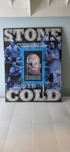 Vintage 1998 WWF Stone Cold Steve Austin Holographic 2 Folder Unpunched WWE 90’s - Bild 1 von 5