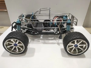 Losi LST2 Aftershock 1/8 Brushless Monster Truck Full Metal Upgraded Castle - Picture 1 of 15