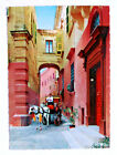 Postcard   Malta   Mdina   Typical Narrow Street   Jim2 22