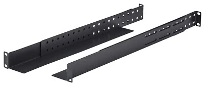 1U 4-Post Adjustable Rack Mount Server Shelf Rails - Audio/Network/IT Equipment - Image 1 of 4