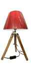 Lampe de table antique nautique trépied en bois support 23 pouces décoration maison et bureau