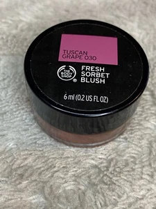 THE BODY SHOP FRESH SORBET BLUSH - SHADE 030 TUSCAN GRAPE - 6ml - NEW - SEALED - Picture 1 of 3