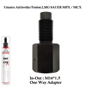 Adattatore CO2 Saver rimovibile per capsule CO2 88g per Umarex AirJavelin Fusion 2 - Foto 1 di 7