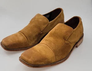 NIB Vintage Ben Sherman Agra Dress Casual Shoes Men US 13 Suede Tan Cow Brown - Picture 1 of 18
