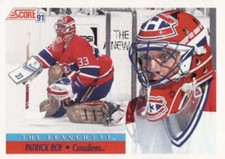 1991-92 Score Canadian Bilingual #314 Patrick Roy  Montreal Canadiens 