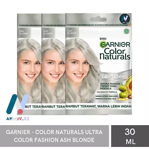 3X GARNIER Natural Hair Color Long Lasting Olive Oil Nourishing #Ash Blonde - Picture 1 of 23