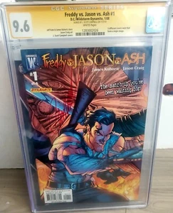 Freddy Vs Jason Vs Ash 1 CGC SS Rare Variant Edition Signed J SCOTT CAMPBELL Key - Picture 1 of 2