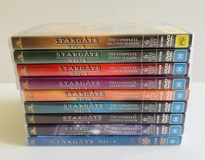 Stargate SG1 - Seasons 2 to 10 Original DVD Box Sets - Region 4 PAL - Picture 1 of 3