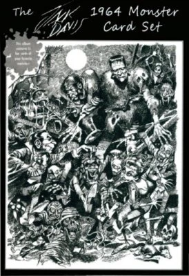 Juego de cartas de monstruo Jack Davis con carta de bonificación 16 (3,5 X 5) 14BMB431 Foto 1 de 3