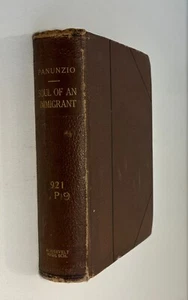 Soul Of An Immigrant By Constantine Pununzio 1921 ExLib Italian USA HC Book - Picture 1 of 14