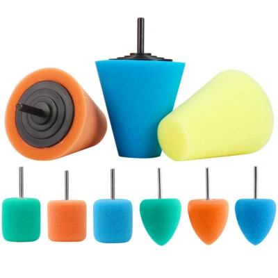 Polishing Cone Metal Polish Buffing Polishing Ball Pad Set for Car Wheel HubCare - Image 1 of 4