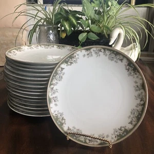 VINTAGE NORITAKE 6977 FELLICIA 8.25" SALAD PLATES SET OF 16 SOLD SEPARATE JAPAN - Picture 1 of 16