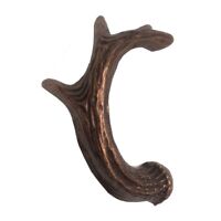 Rustic Lodge Moose Track Antique Brass Drawer Pull
