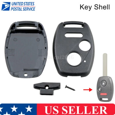 For 2009 2010 2011 2012 2013 Honda Fit - Remote Key Fob Uncut Shell Case 3Btn - Image 1 of 4