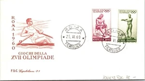 Italy FDC 1960 XVII Olympic Games, Rowing - Rome - J16542 - Picture 1 of 2