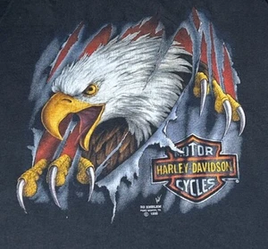 3D Emblem HARLEY DAVIDSON TANK TOP SHIRT Eagle Sz XLSingle Stitch USA - Picture 1 of 9